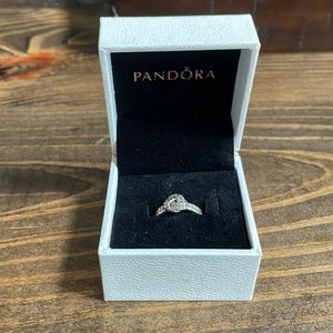 Pandora Knot Ring. Sterling Silver. Women’s Ring Size 5